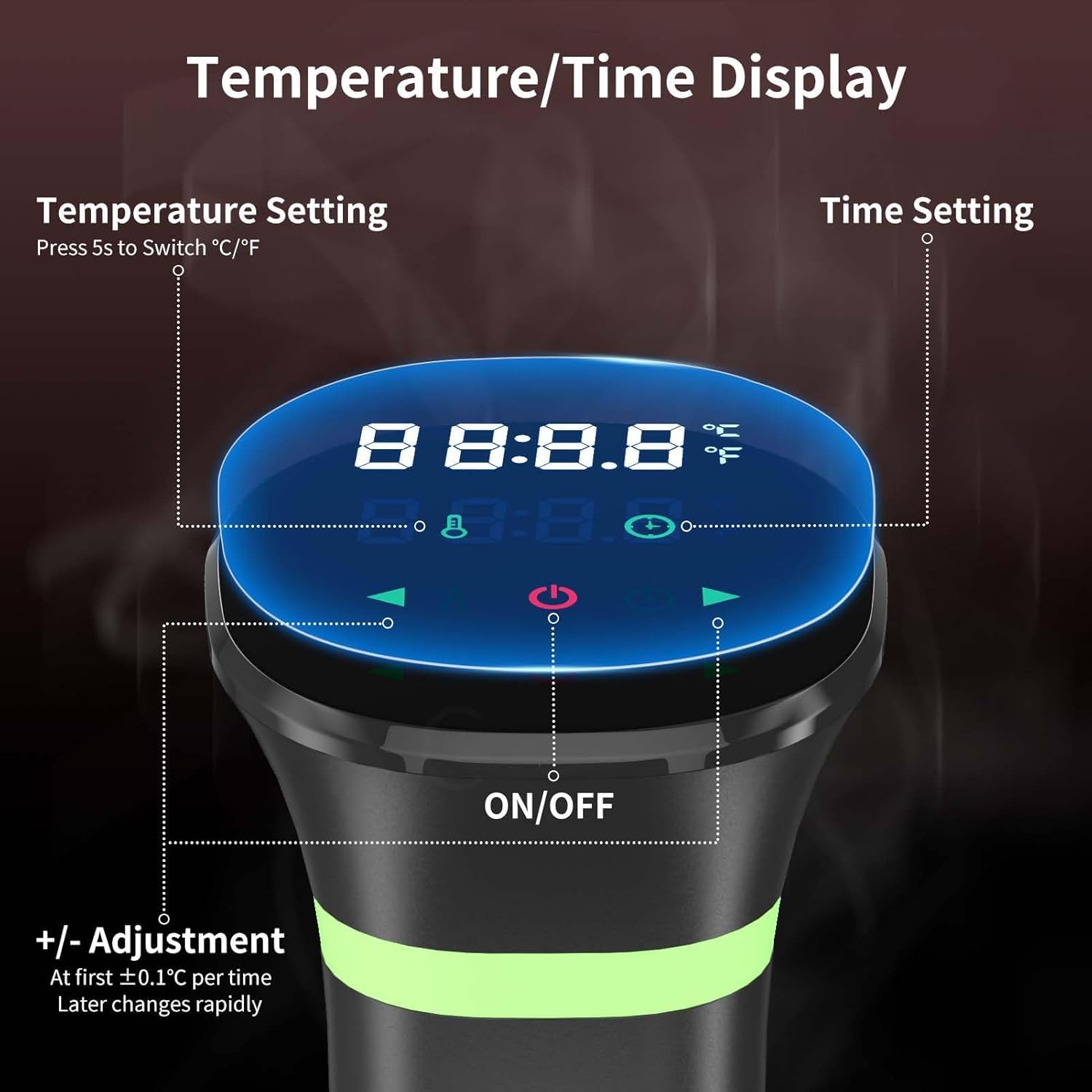 Jolof Store 1000W Sous Vide Precision Cooker | Immersion Circulator