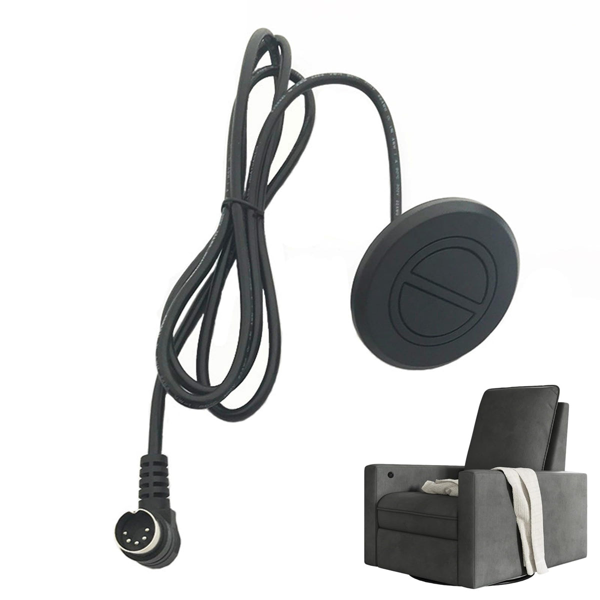 Tarqite 1Pcs Recliner Chair Electric Switch Controller, 5-Pin 2-Button - image 1