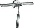 Emco System 2 Chrome Shower Wiper with Wall Holder – Metal Squeegee