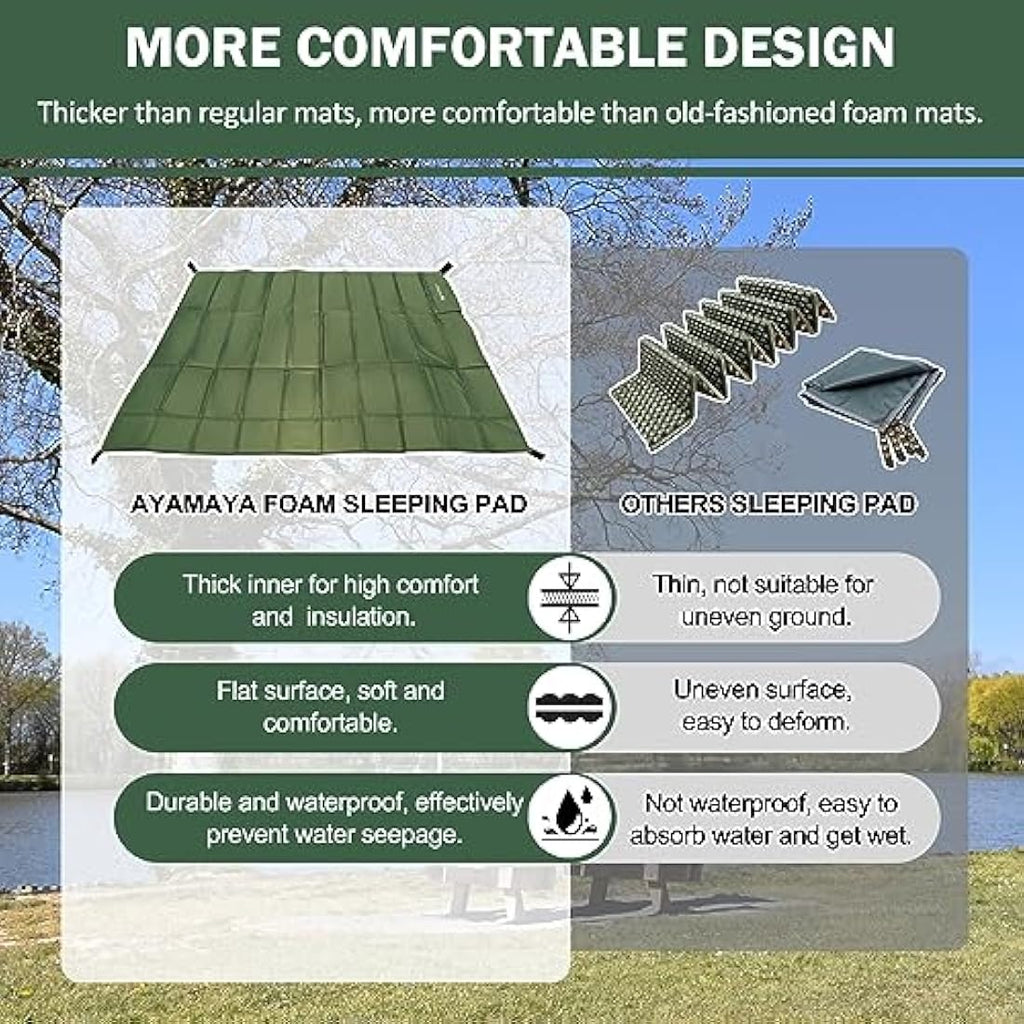AYAMAYA 6 Person Pop Up Tent – Waterproof Double Layer Family Shelter