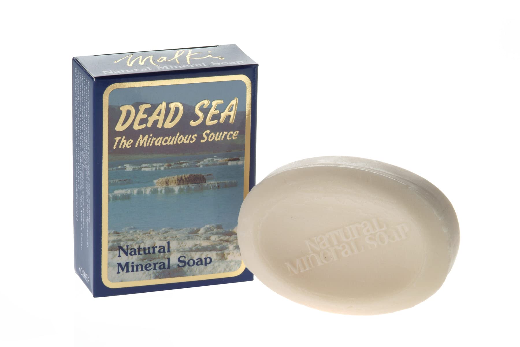 Malki Dead Sea Natural Mineral Soap - 6 Pack - For Eczema & Acne