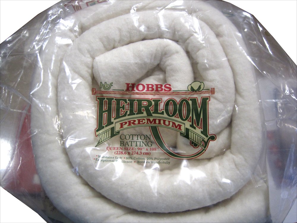 Hobbs Heirloom Premium Cotton Quilt Batting - Queen 90x108in Natural