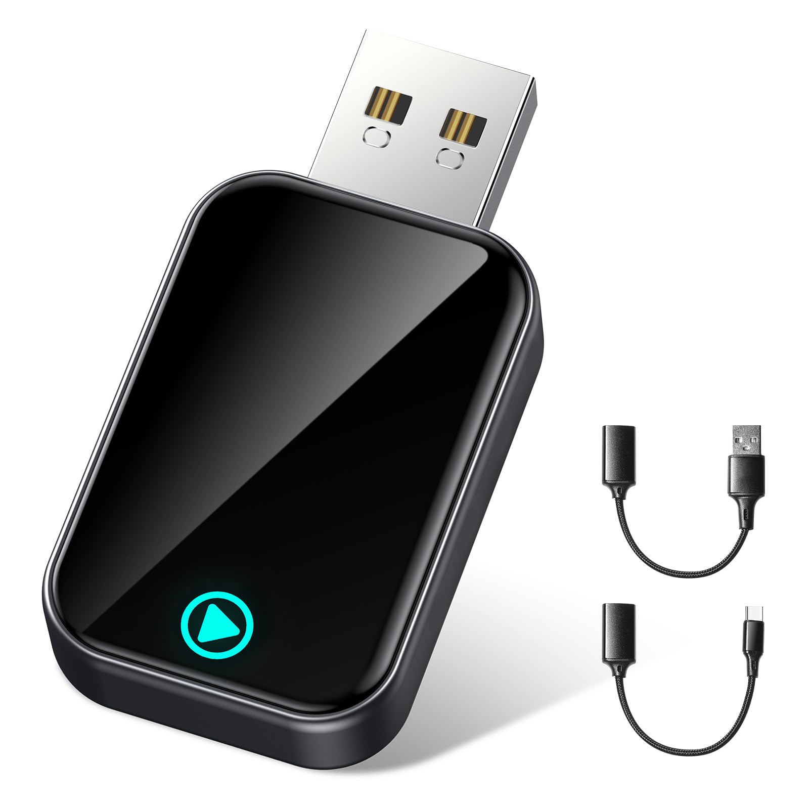 Alltotive S2 Mini Wireless CarPlay Adapter for iPhone – USB & Type-C