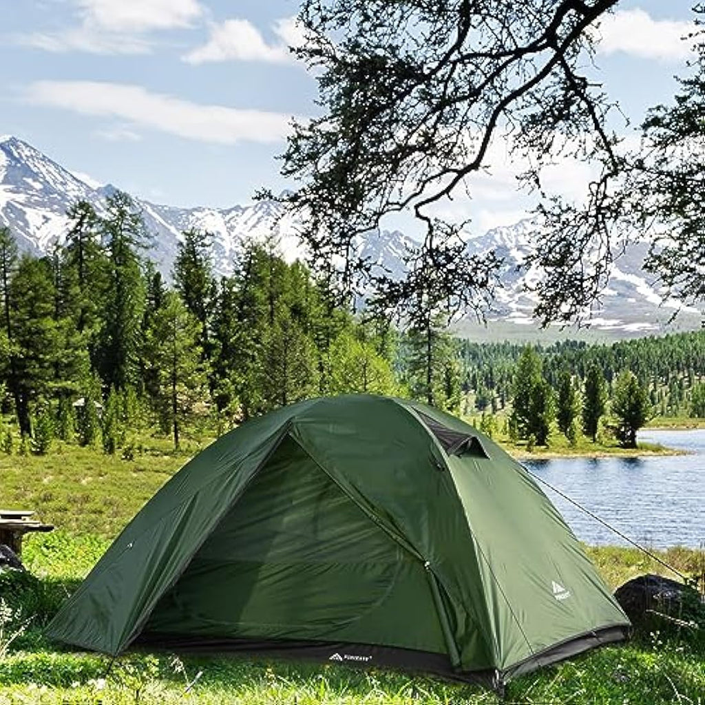 Forceatt 3-Person Camping Tent | Waterproof PU3000mm Lightweight Dome Tent