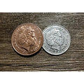 Coin Unique Magic Trick by Jolof Store – Vanishing 10p and 2p Set