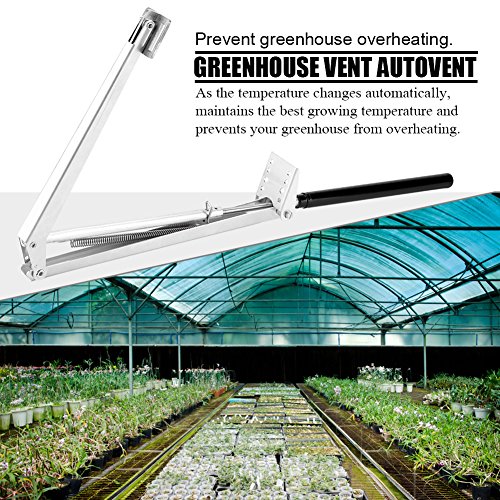 Solar Automatic Greenhouse Vent Opener - 15lb Load Capacity