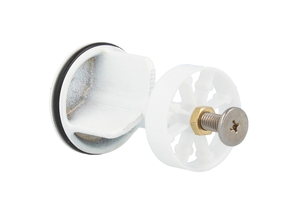 Tecuro Eccentric Plug Diameter 40 mm White Ral 9016, Drain Plug Insert for Drain Cover Hair Catcher - image 5