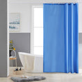 Furlinic Blue Shower Curtain | Mould Proof Weighted Polyester – 47x72"