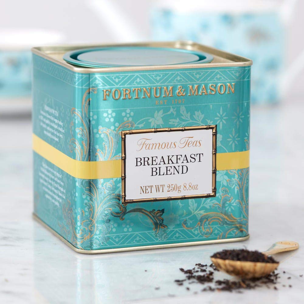 Fortnum & Mason Breakfast Blend Tea – Robust Assam Loose Leaf, 250g Tin