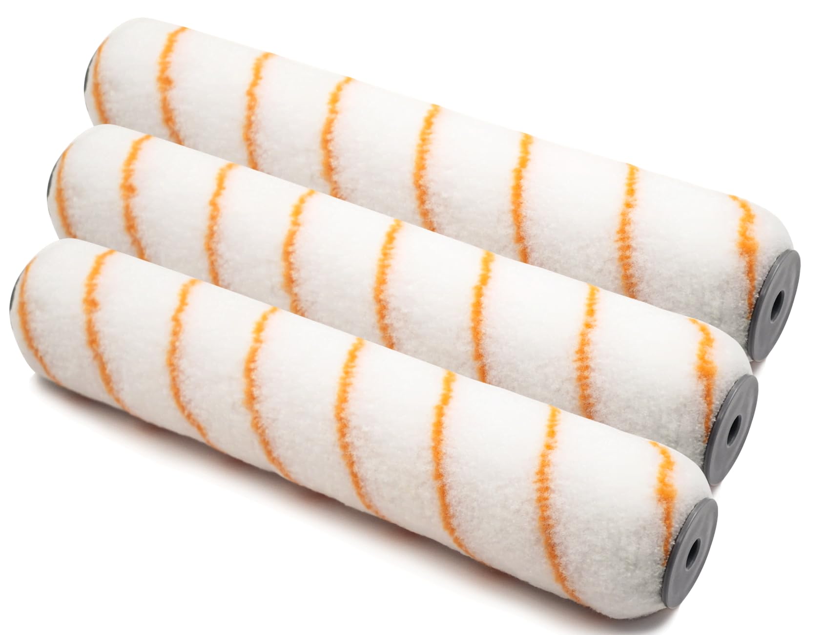 ROLLINGDOG 12" Paint Roller Sleeve | 1/2" Medium Pile Polyester (3 Pack)