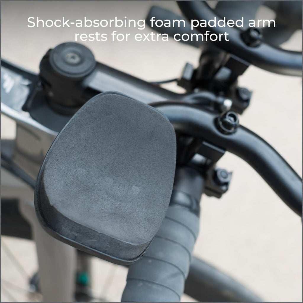 BBB Cycling AeroComfort BHB-59 Aluminium Tri Bars for Road Bike - Black