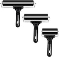 VinBee Soft Rubber Brayer Rollers for Printmaking and Crafting – 3 Pack