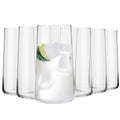 Krosno Avant-Garde Highball Glasses - Set of 6 Lead-Free Tumblers, 540ml