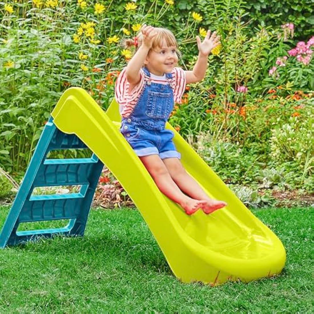 Palplay Junior Folding Toddler Slide – Durable Indoor Outdoor Playset