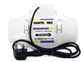 Fantronix 4 Inch Inline Duct Fan | Quiet 100mm Hydroponic Extractor