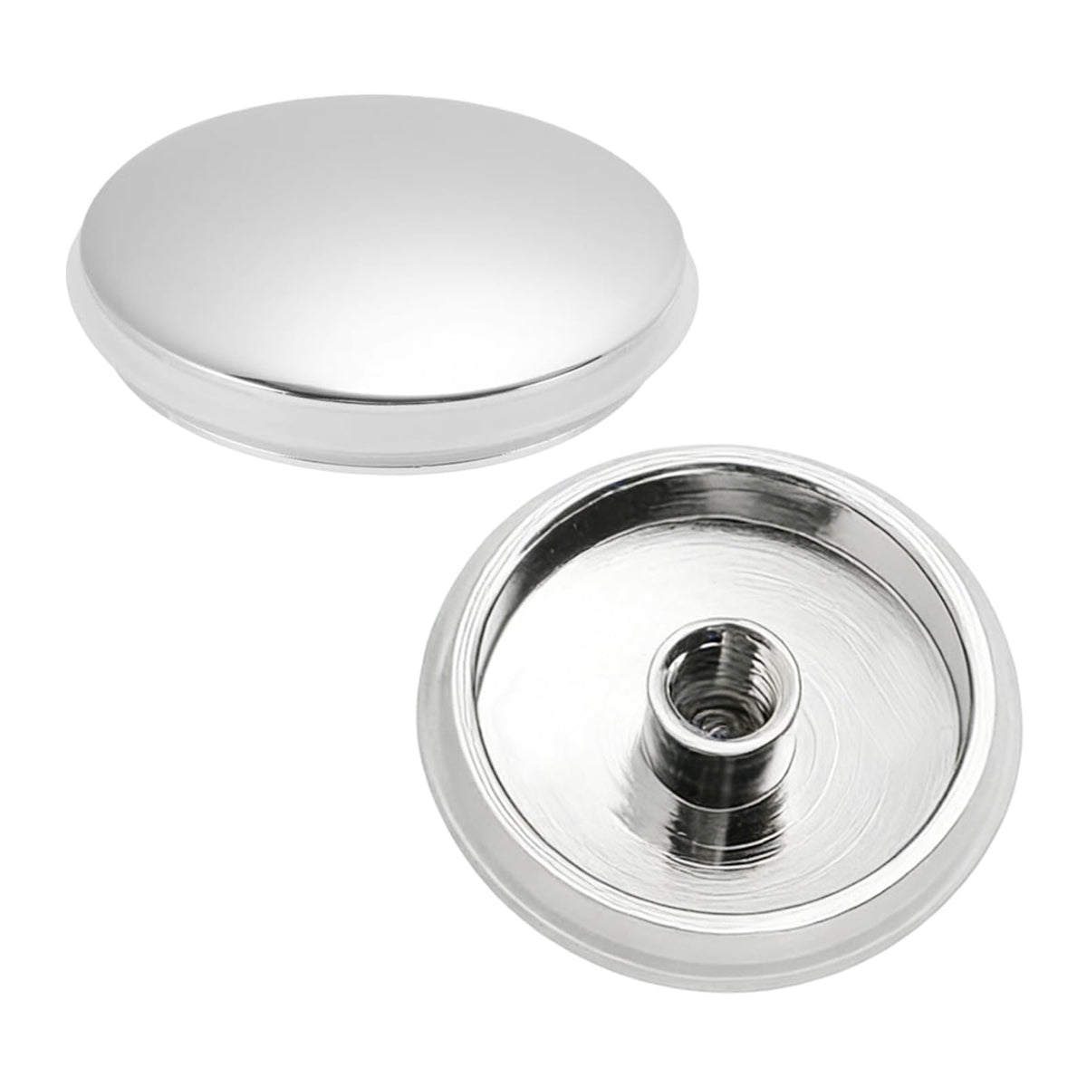 36mm 2-Pack Sink Push Button Drain Stopper, Click Clack Pop Up Waste Cover Plug Replacement for Kitchen, Bathroom & Vanity Basins - image 1