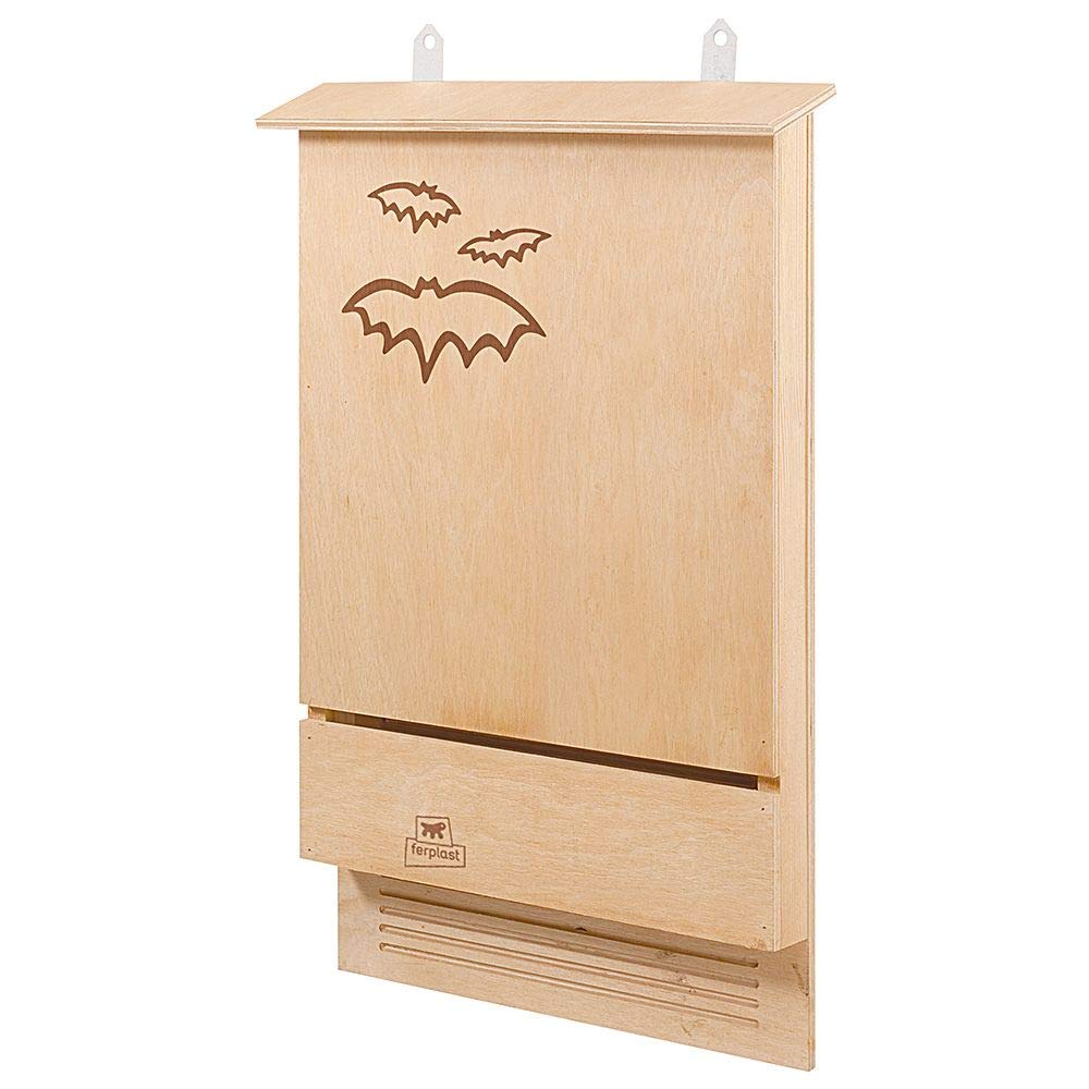 Ferplast Bat House – FSC Wooden Bat Box for Natural Mosquito Control