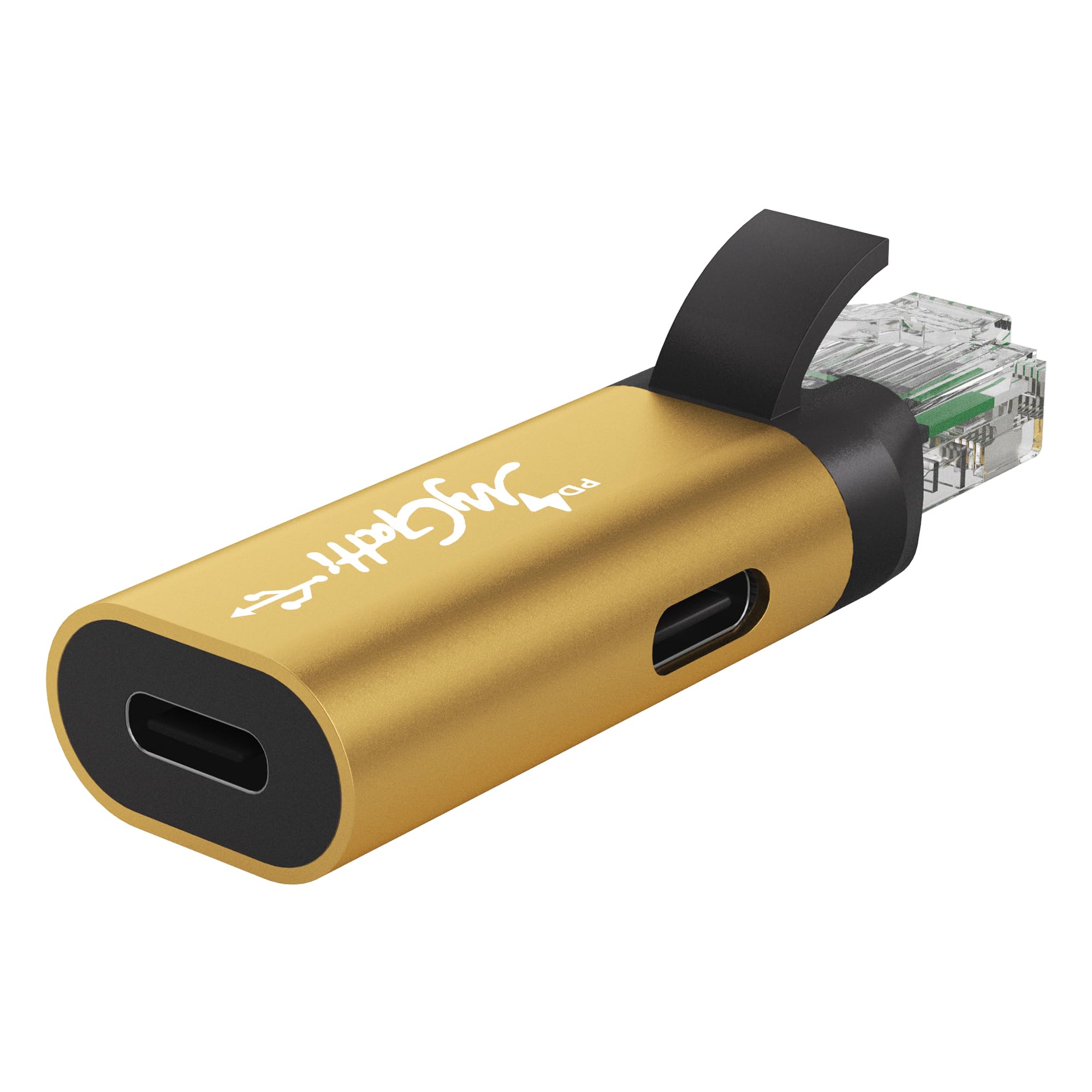 Mygatti USB C to Ethernet Adapter | 1Gbps RJ45 with 100W PD Charging