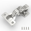 FURNIWARE Soft Close Cabinet Hinges – 110 Degree Inset Steel, 10 Pack