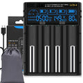 Universal Fast 18650 Battery Charger with LCD Display