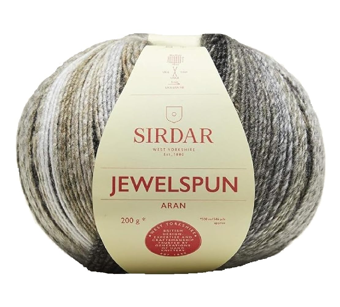 Sirdar Jewelspun Aran Knitting Yarn – Crystal Quartz (694) – 200g