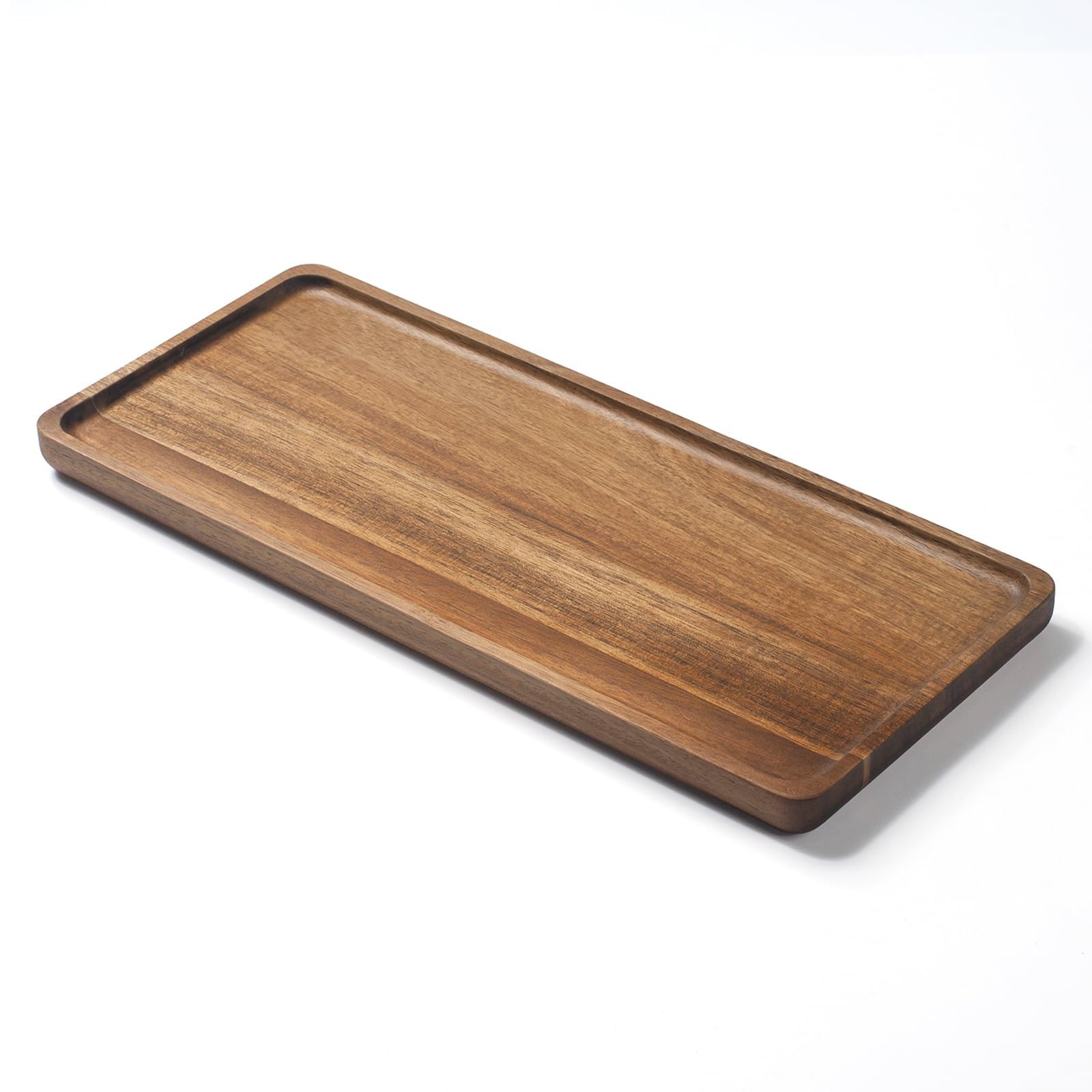 Jolof Store Acacia Wood Bathroom Vanity Tray – Decorative Countertop Organizer