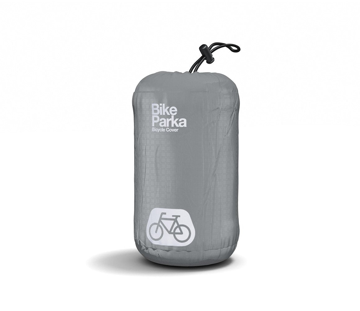 BikeParka STASH Waterproof Ripstop Bicycle Cover - Pavement Grey