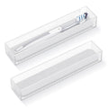 Linkidea 2-Pack Acrylic Toothbrush Holder with Diatomite Drying Stone