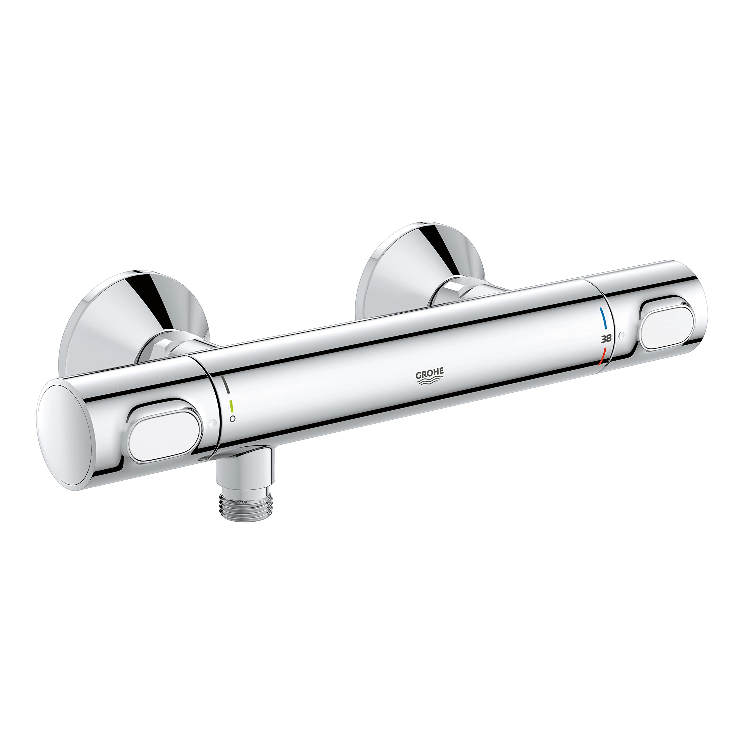 GROHE Precision Flow Thermostatic Shower Mixer – Chrome Water Saving