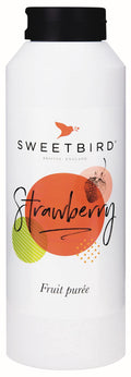 Sweetbird Strawberry Fruit Puree for Smoothies & Shakes | 1 Litre Vegan