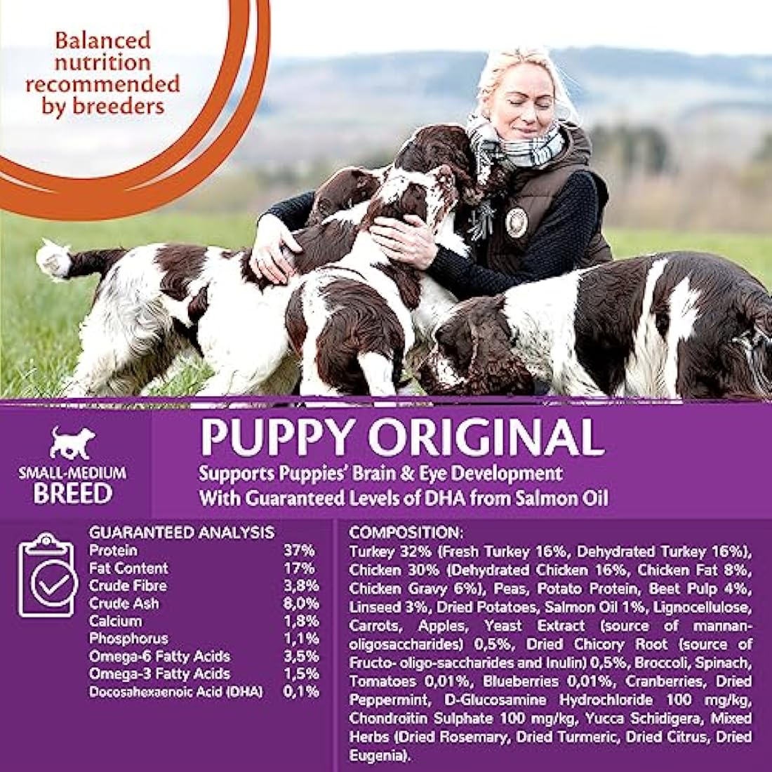 Wellness CORE Puppy Food - Grain-Free Turkey & Chicken Dry Food, 10kg