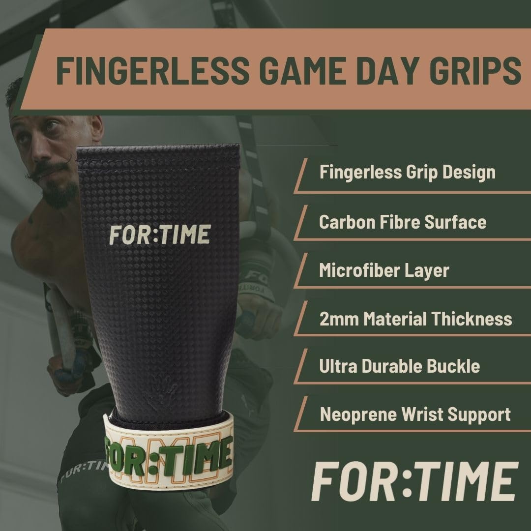 FOR:TIME Carbon Fiber CrossFit Grips – Gymnastics Hand Protection