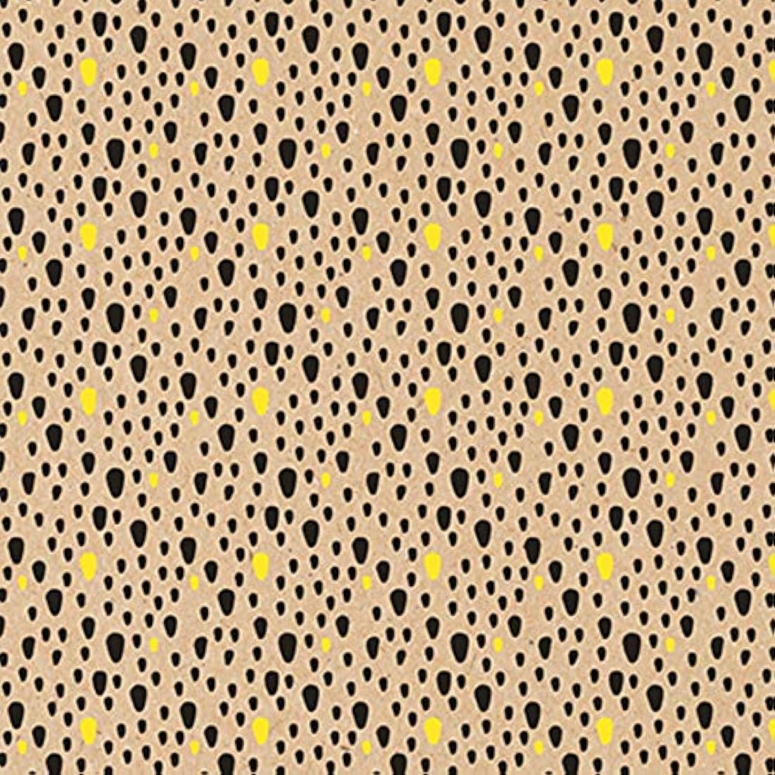 Clairefontaine Recycled Kraft Gift Wrap Roll – Dots Design, 70cm x 50m