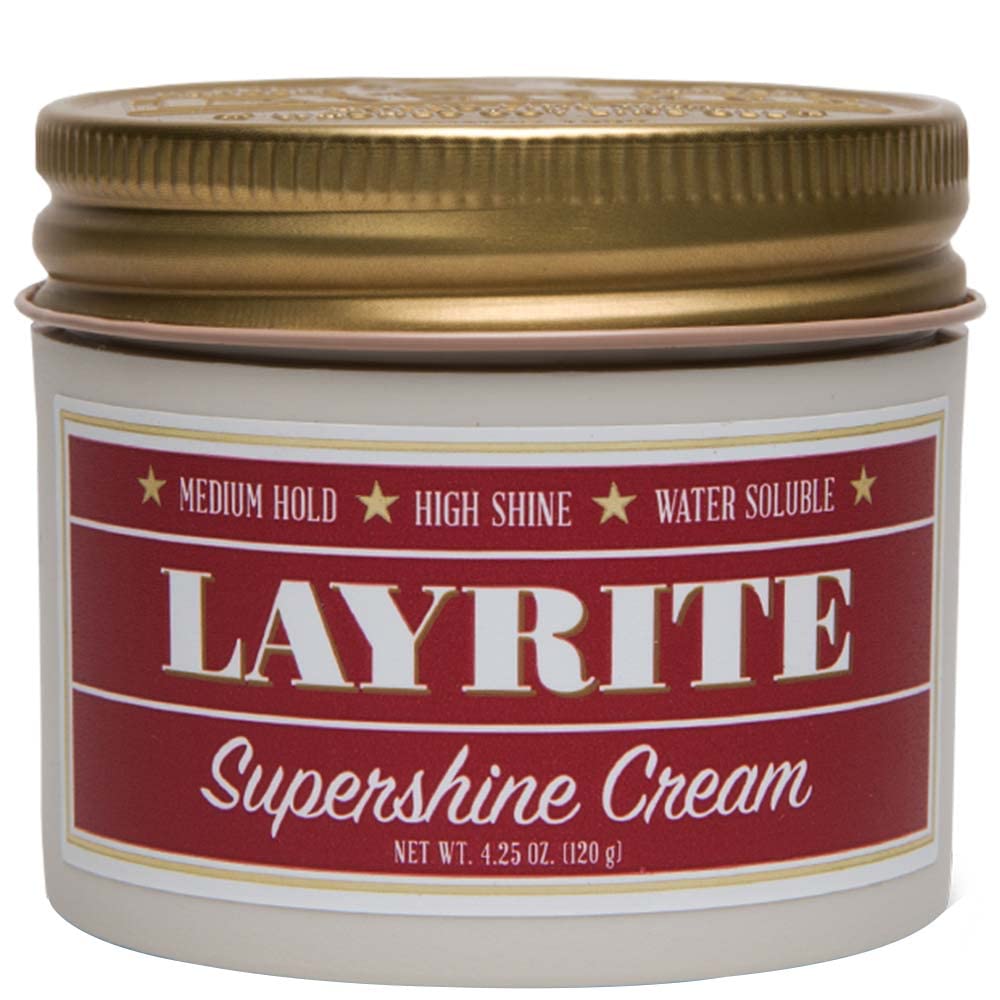 Layrite Supershine Cream 120g | High Shine Medium Hold Styling Cream