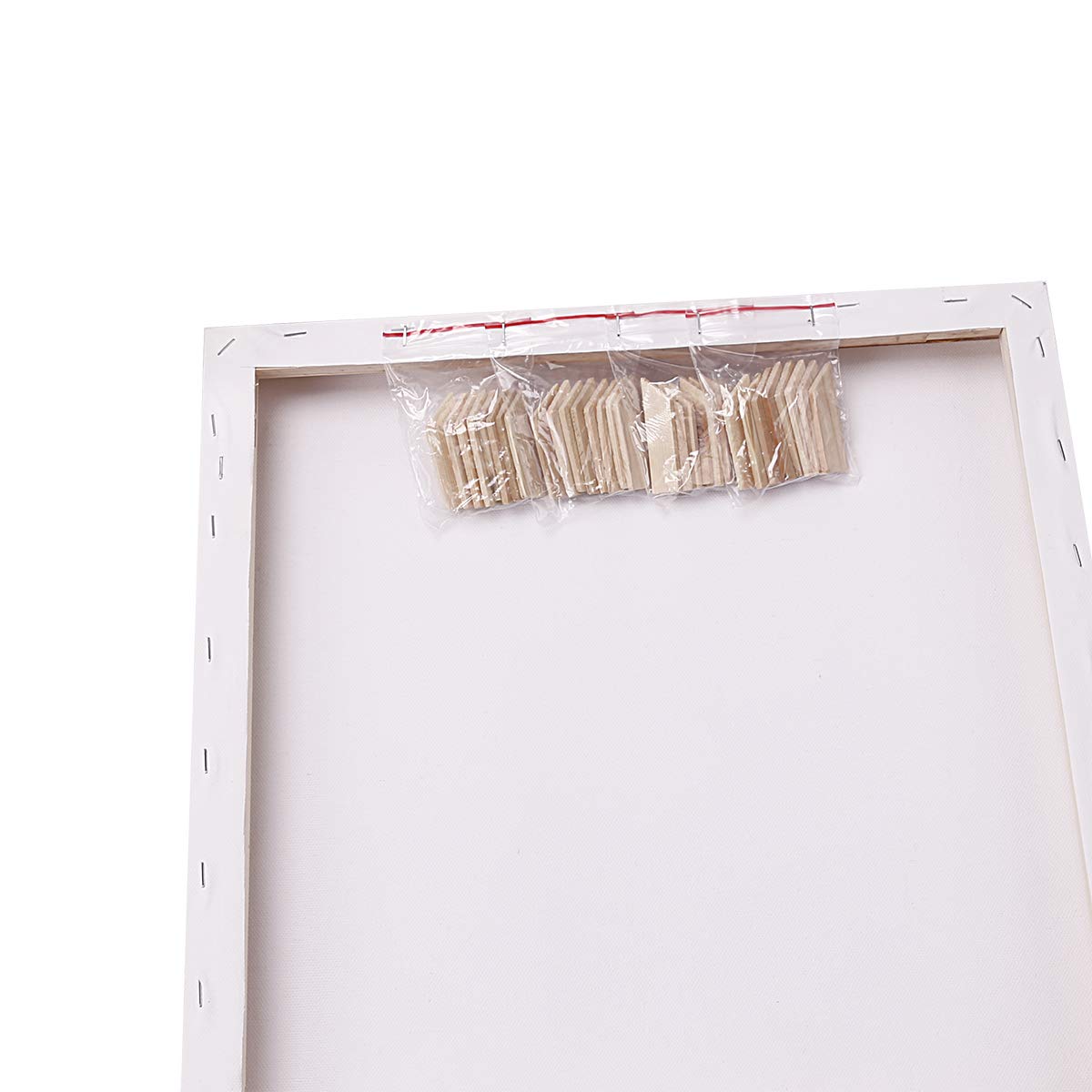 Exerz 40x50cm Stretched Cotton Canvas - 4 Pack Deep Edge Artist Frames