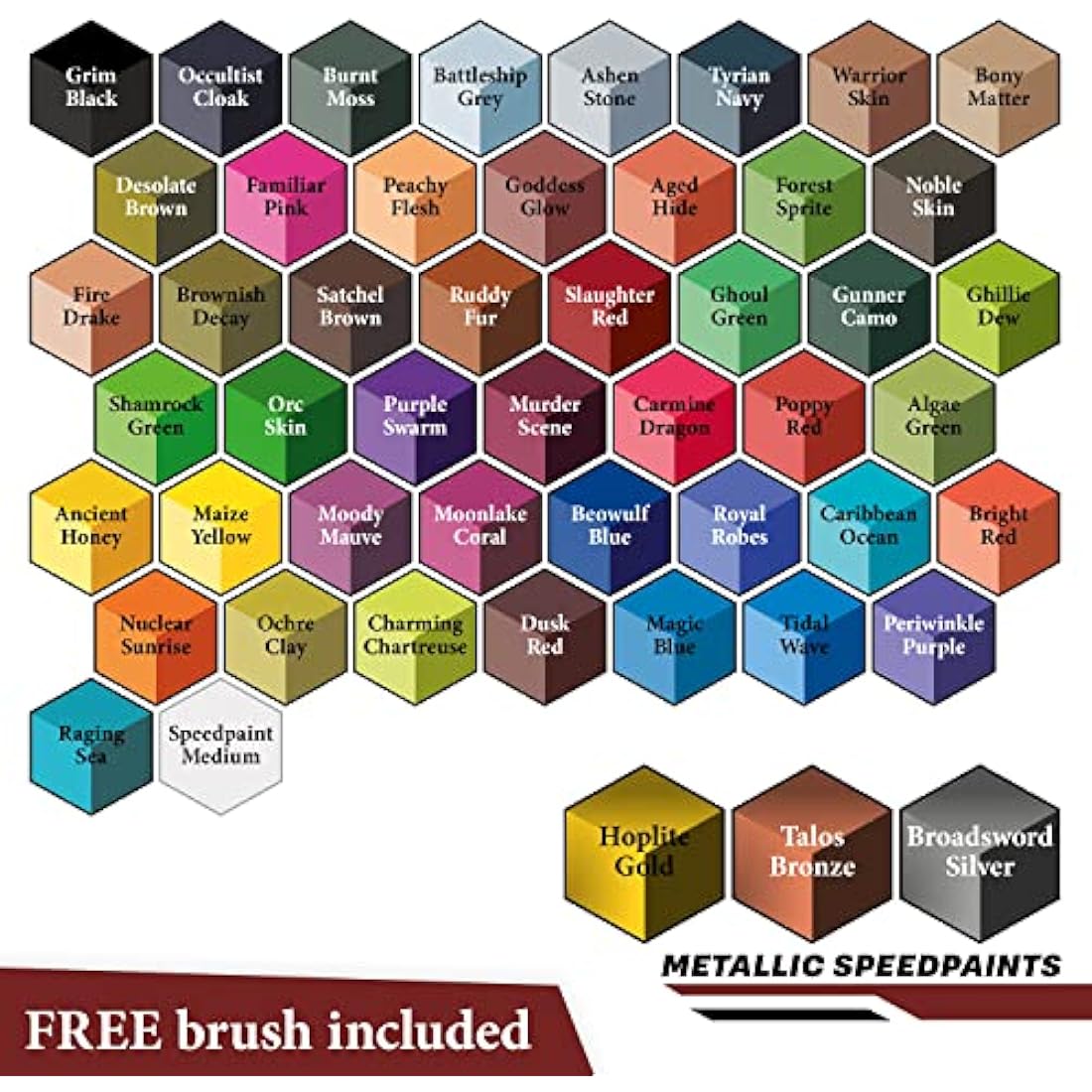 The Army Painter Speedpaint 2.0 Mega Set – 50 Acrylic Paint Bottles