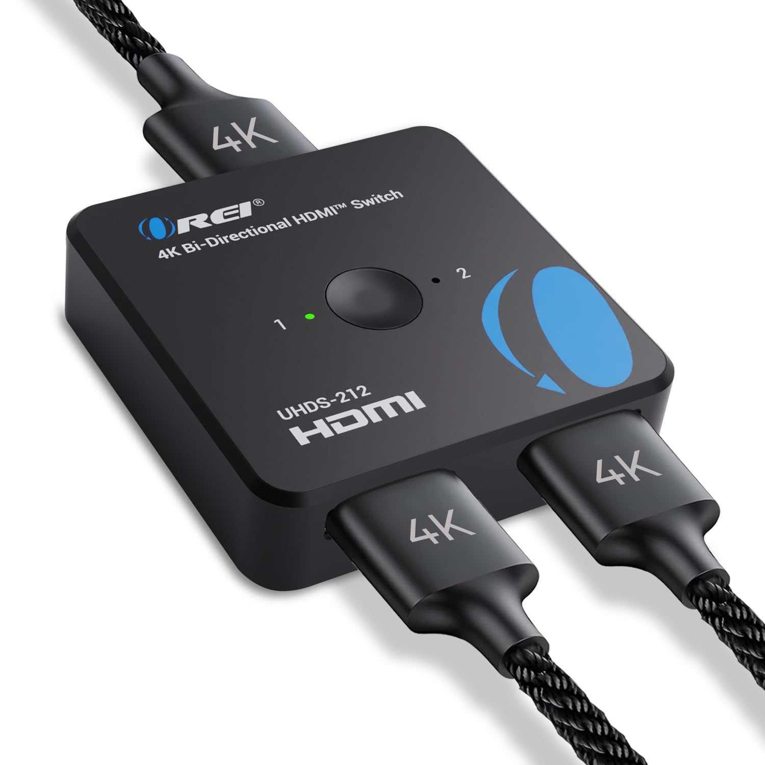 OREI 4K HDMI Splitter 1x2 – 1080P Mirror Display & USB Powered