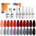 Vishine Gel Nail Polish Set | 24 Pcs Autumn Winter Shimmer Collection