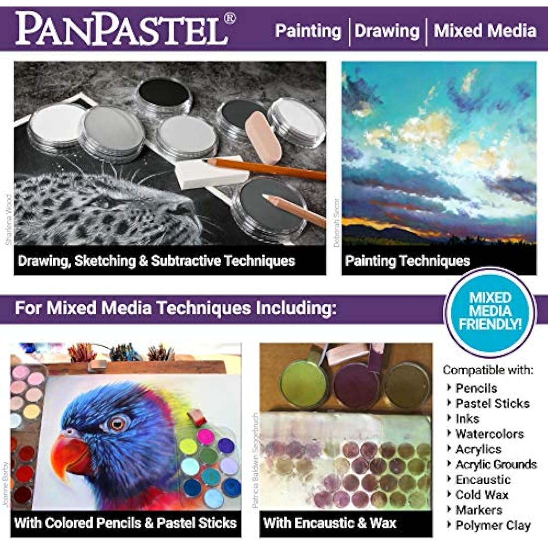 Colorfin PanPastel Ultra Soft Artist Pastel Set - Flower Coloring #2