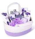 Body & Earth Lavender Spa Gift Set for Women | 11-Piece Bath & Body Kit