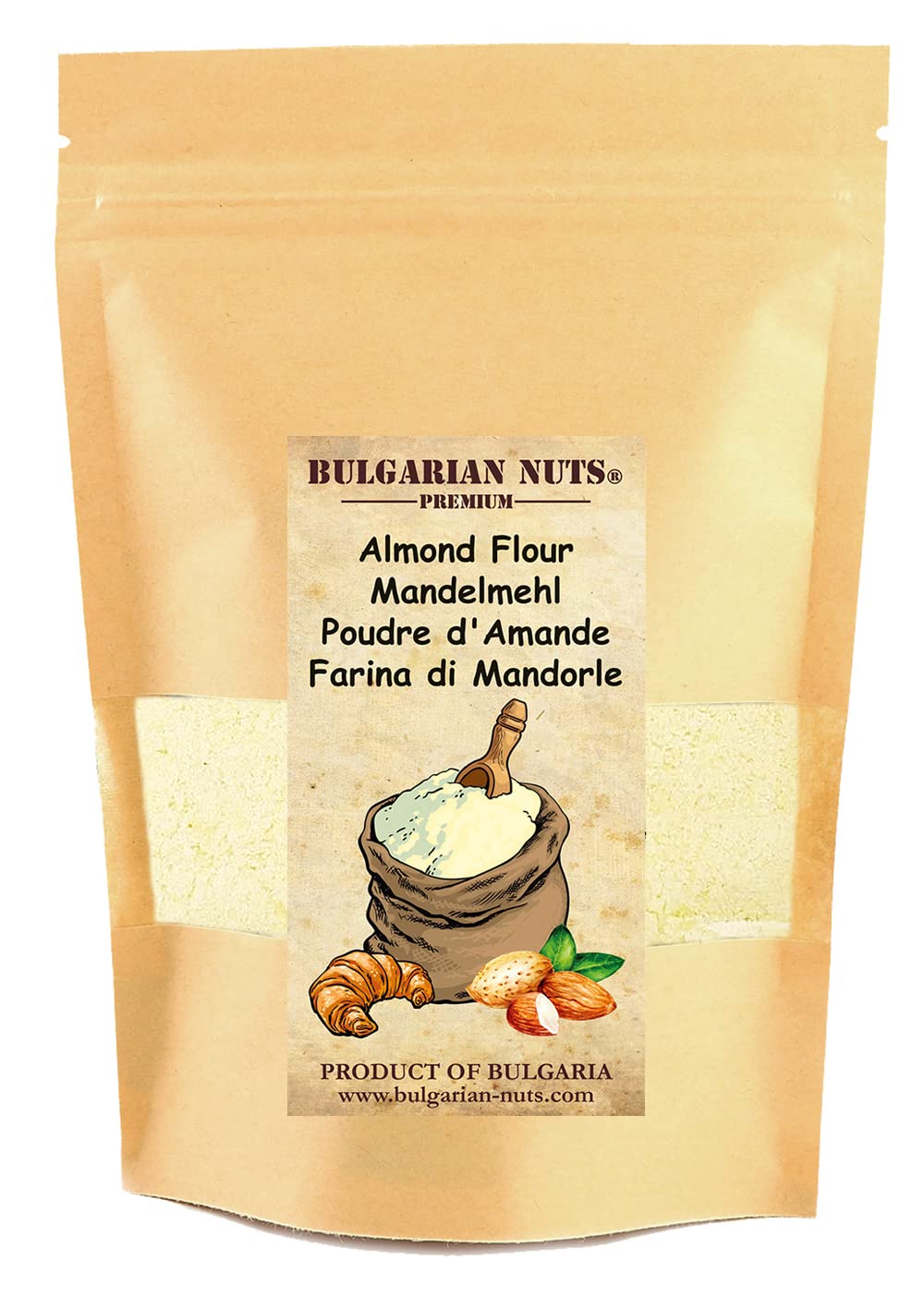 Extra Fine Blanched Almond Flour – 1kg Gluten-Free Keto