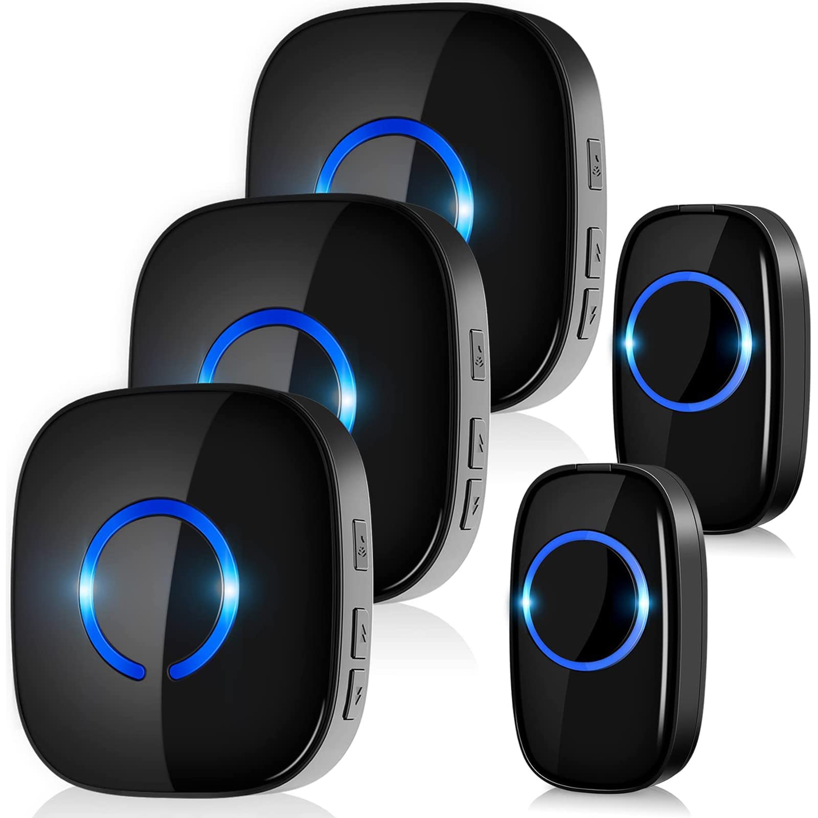 Wireless Doorbell Kit | 1300ft Range, 3 Receivers, 2 Buttons