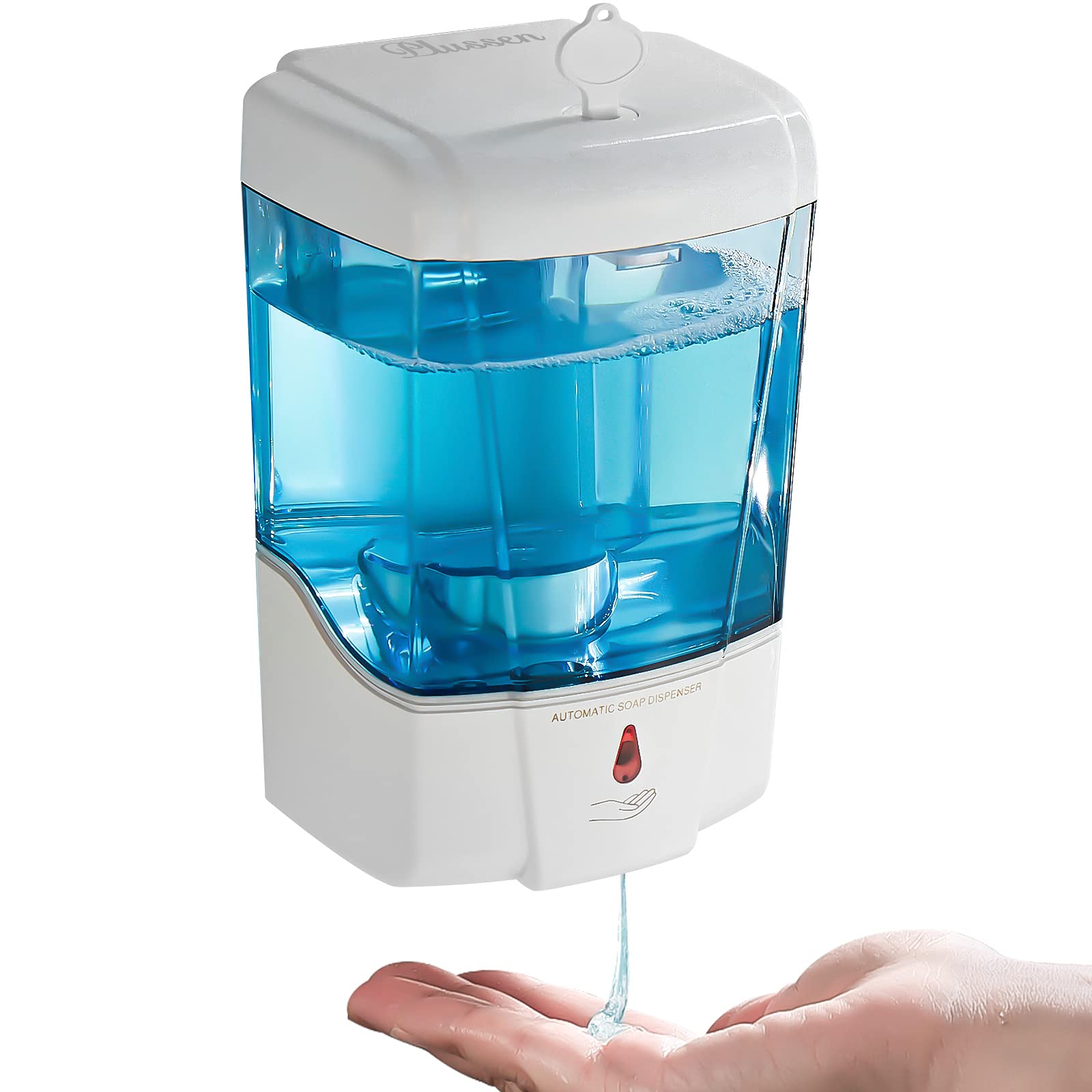 PLUSSEN Automatic Soap Dispenser | 600ml Wall Mount Touchless Liquid Sensor