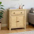 GROFurniture Solid Oak Sideboard – Pre-Assembled Storage Cabinet