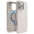 elago Magnetic Silicone Case for iPhone 16 Pro Max – MagSafe, Stone