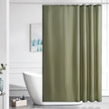 Jolof Store Sage Green Shower Curtain | Waterproof Mold Resistant Fabric