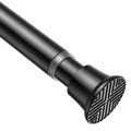 AIZESI Black Tension Rod – 76-194cm Extendable No-Drill Shower Rail