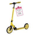 HUDORA Up 200 Foldable Kick Scooter – Height Adjustable Aluminium