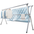 Vikaqi 63" Folding Clothes Drying Rack – Heavy Duty Stainless Steel
