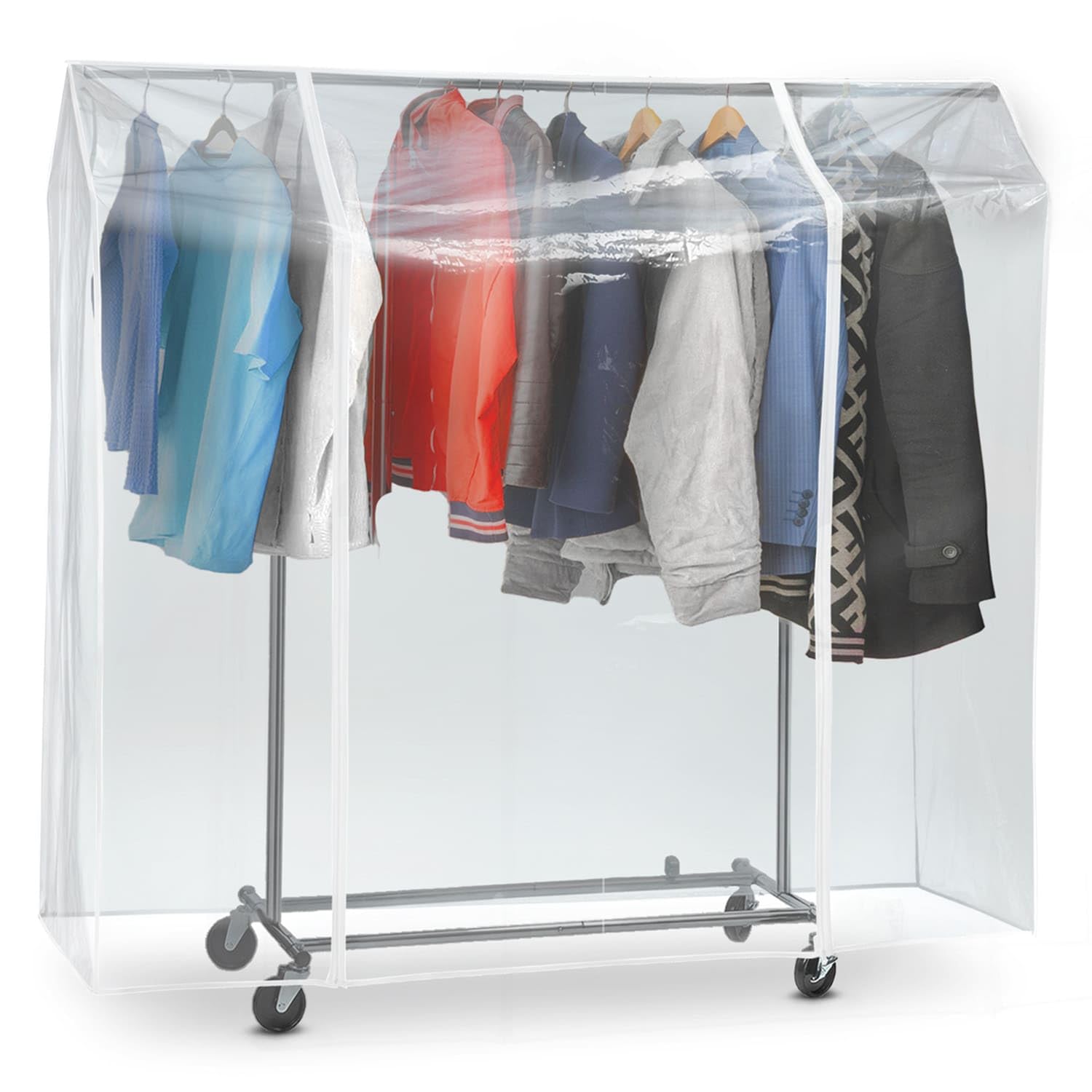 Tatkraft Anwalt Clear Clothes Rail Cover - UV Resistant Garment Protector